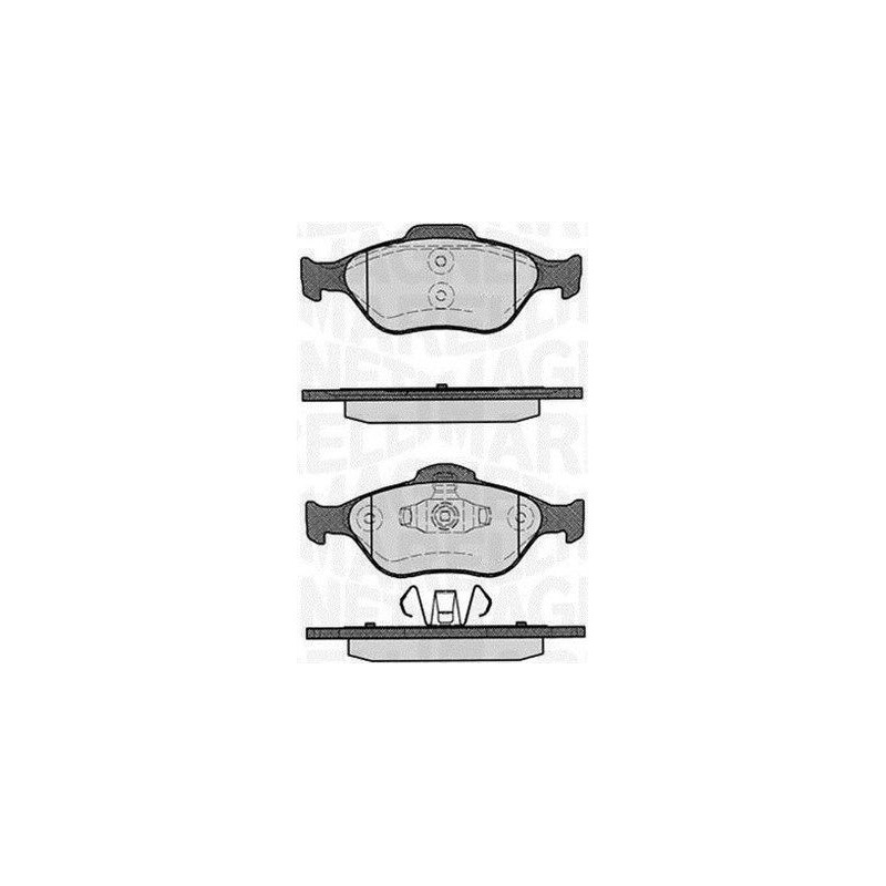 Pastiglie freno asse anteriore - MAGNETI MARELLI