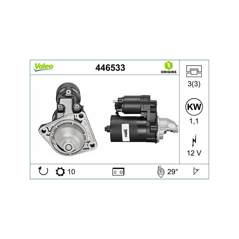 Motorino avviamento - VALEO