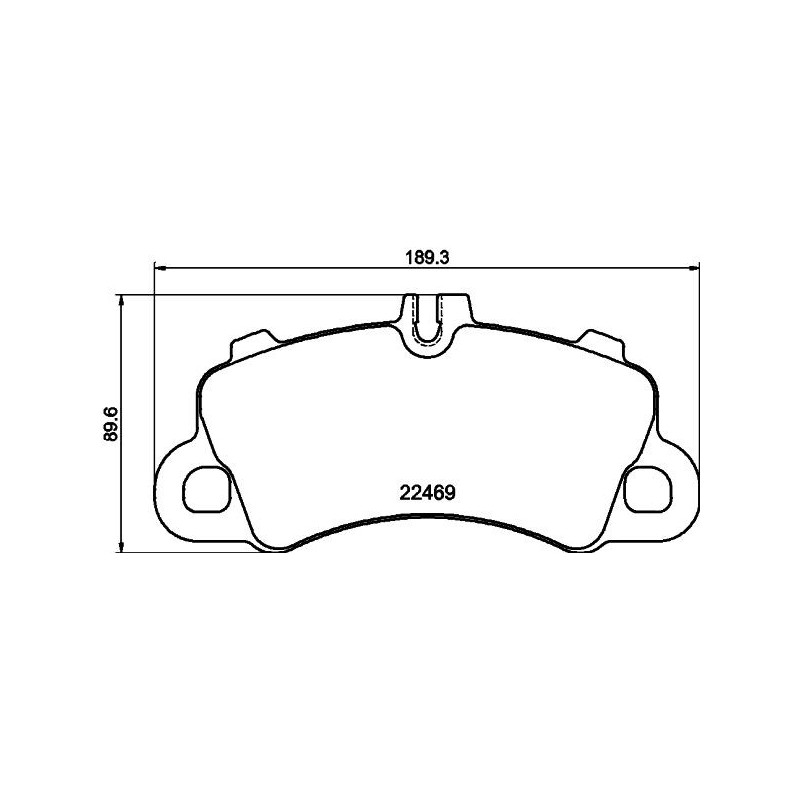 Pastiglie freno asse anteriore - HELLA BRAKE