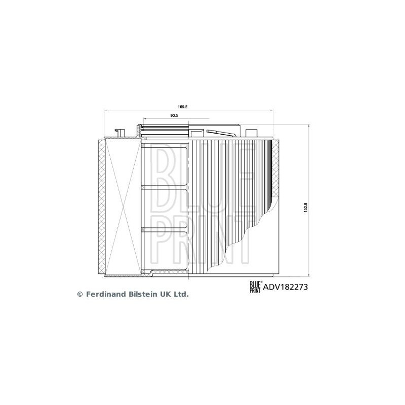 Filtro aria - BLUE PRINT