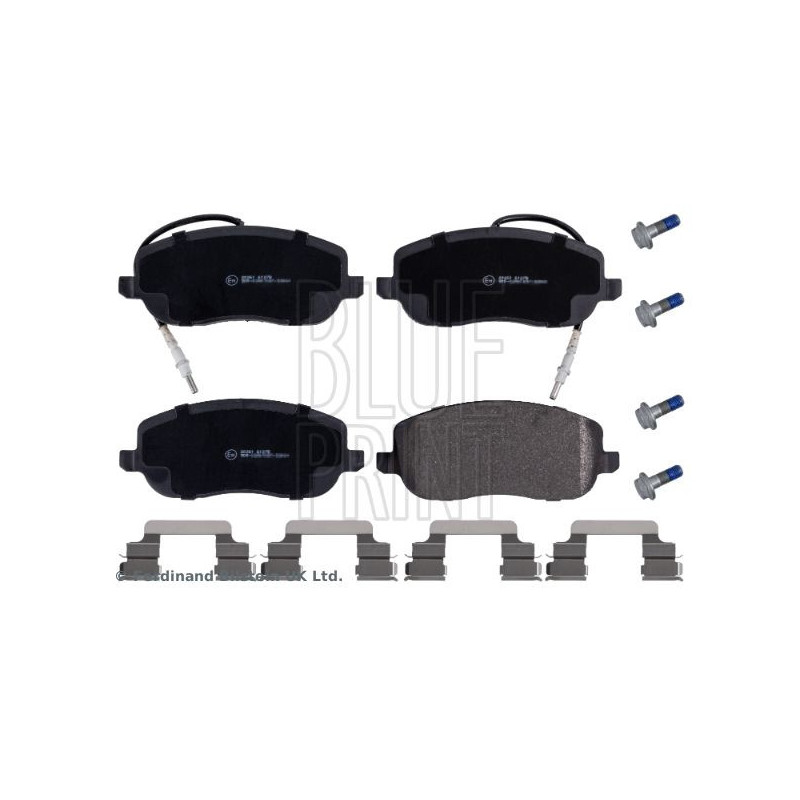 Pastiglie freno asse anteriore - BLUE PRINT