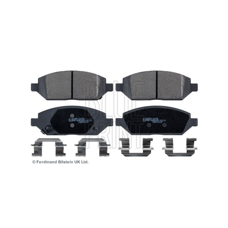 Pastiglie freno asse anteriore - BLUE PRINT