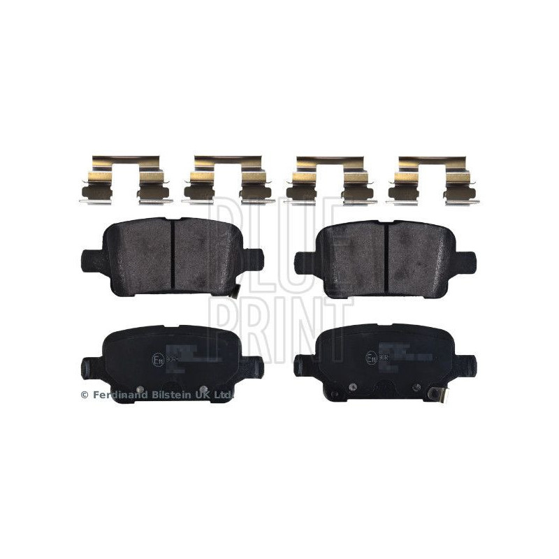 Pastiglie freno asse posteriore - BLUE PRINT