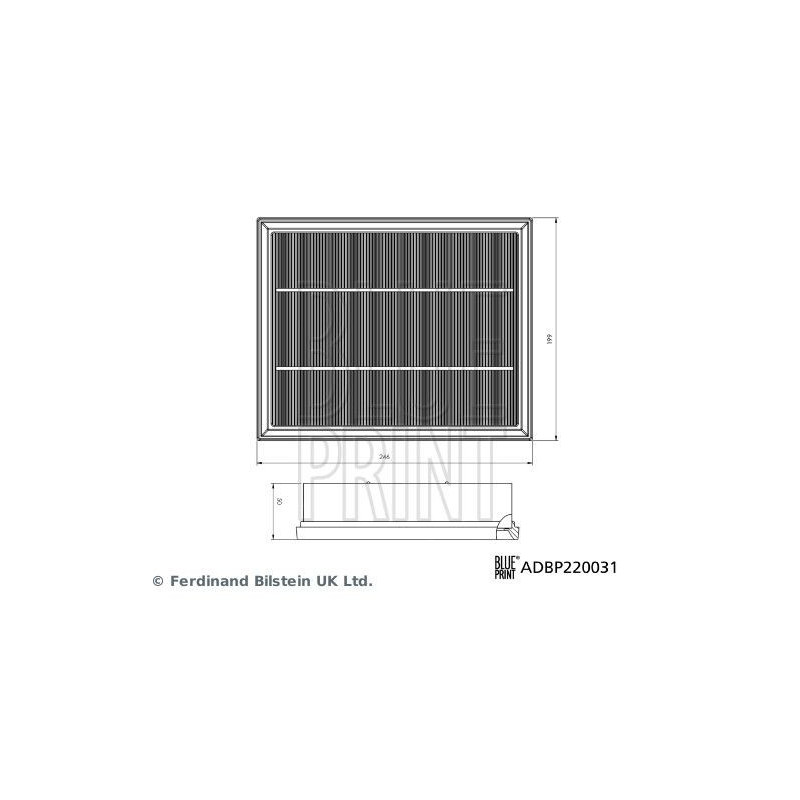 Filtro aria - BLUE PRINT