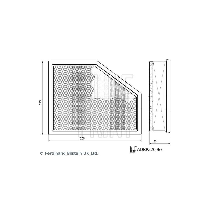 Filtro aria - BLUE PRINT