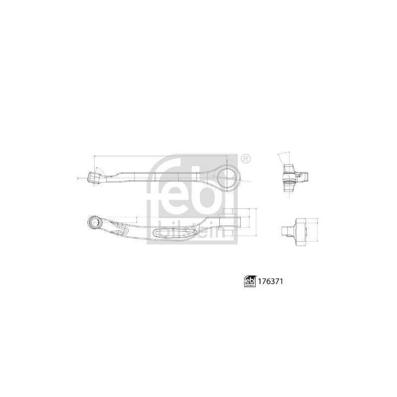 Braccio oscillante asse anteriore - FEBI