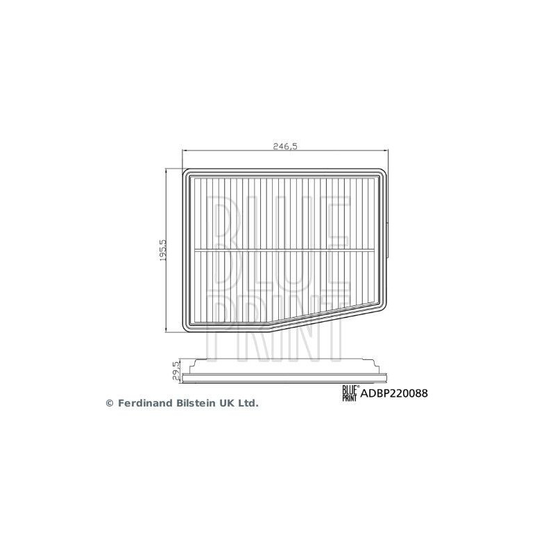 Filtro aria - BLUE PRINT