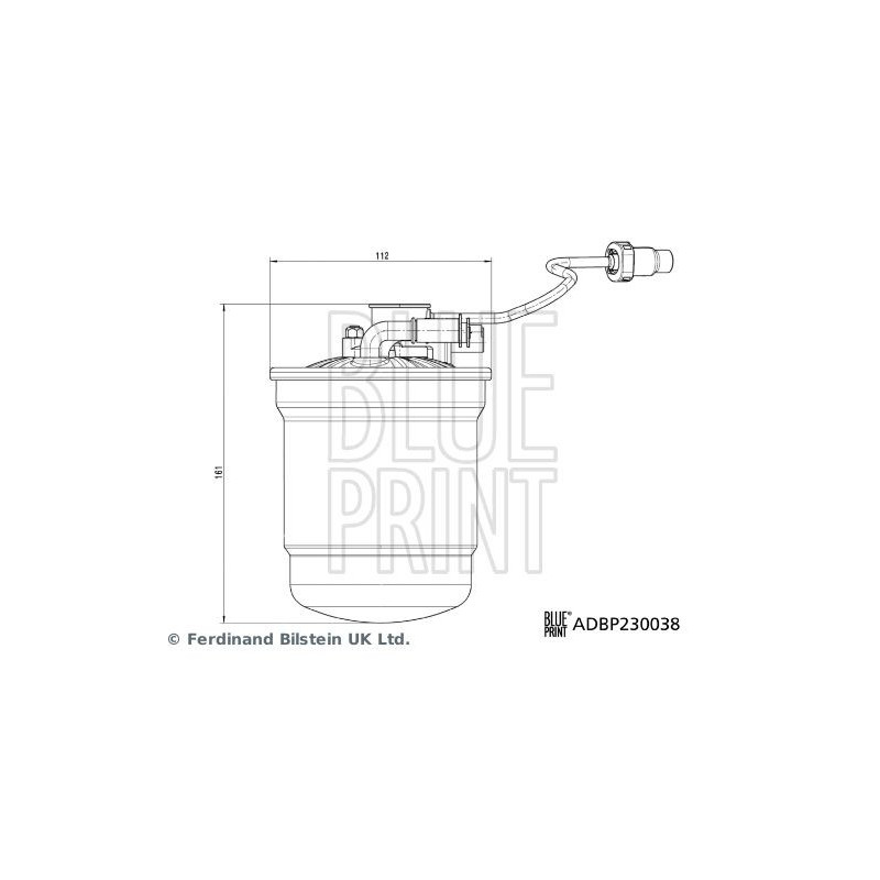 Filtro carburante - BLUE PRINT