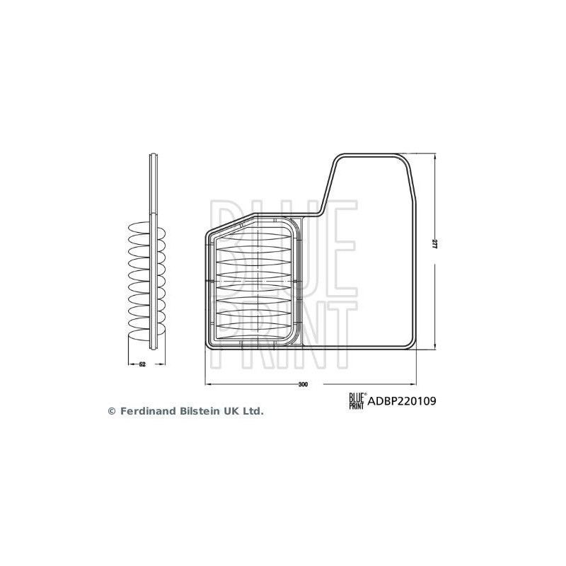 Filtro aria - BLUE PRINT