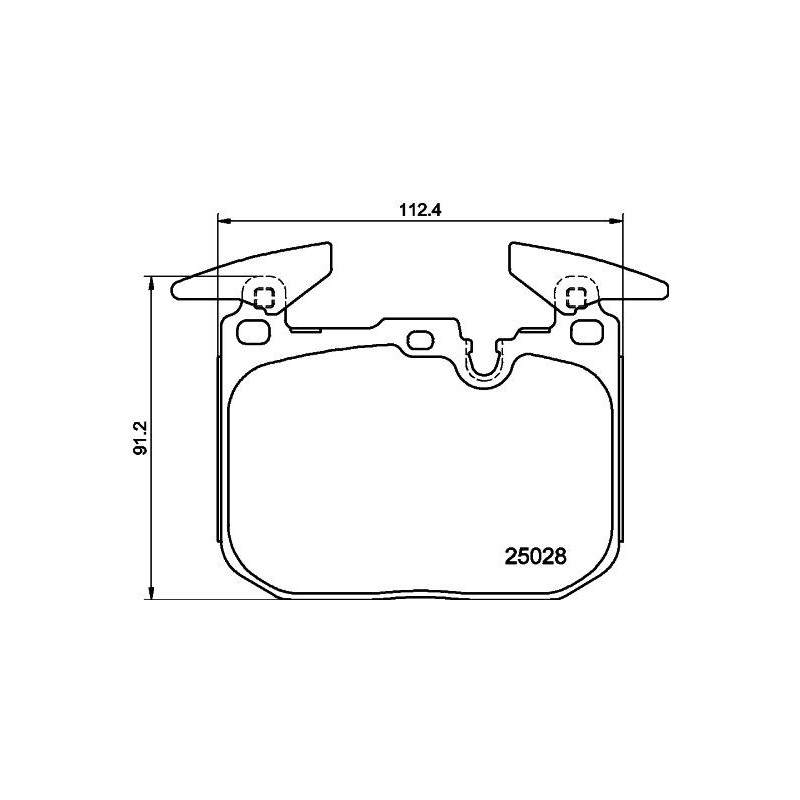 Pastiglie freno asse anteriore - HELLA BRAKE