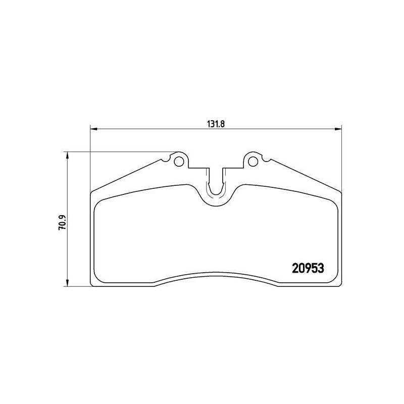 Pastiglie freno asse anteriore - BREMBO
