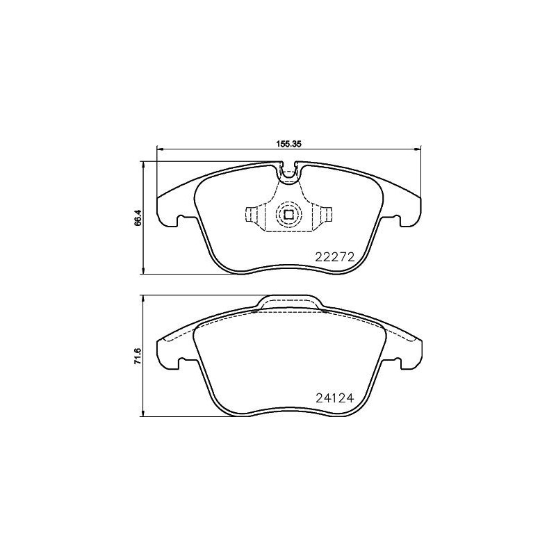 Pastiglie freno asse anteriore - BREMBO