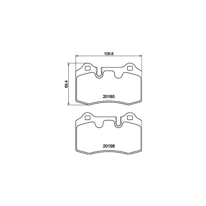 Pastiglie freno asse posteriore - PAGID