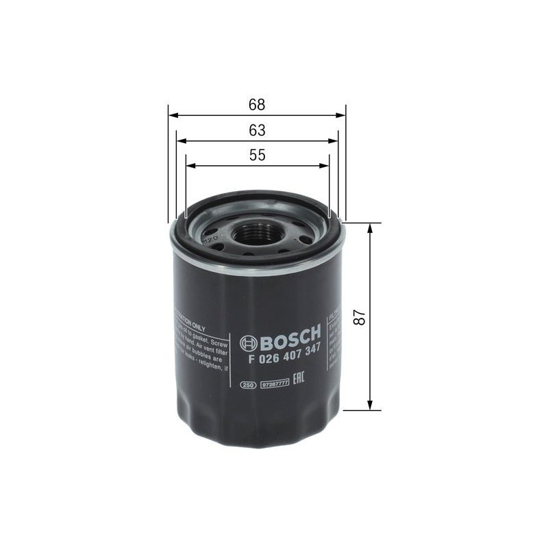 Filtro olio - BOSCH
