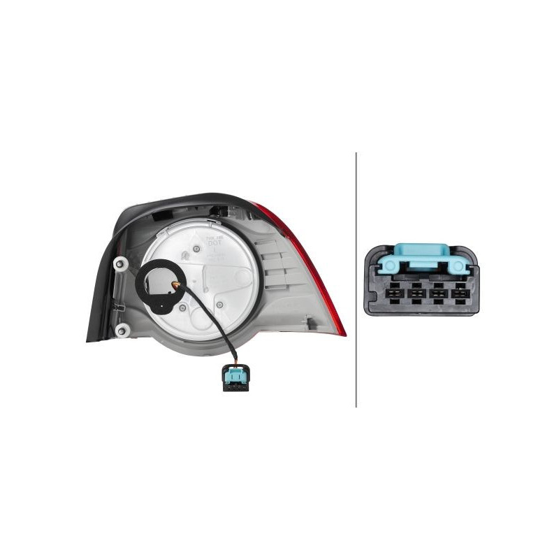 Fanale posteriore - HELLA