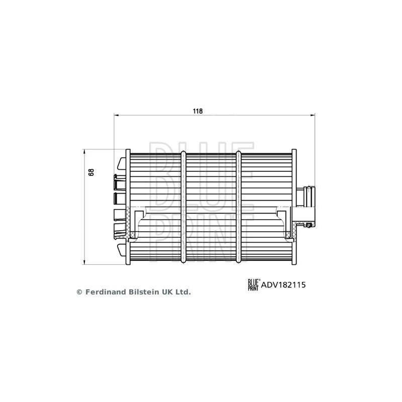 Filtro olio - BLUE PRINT