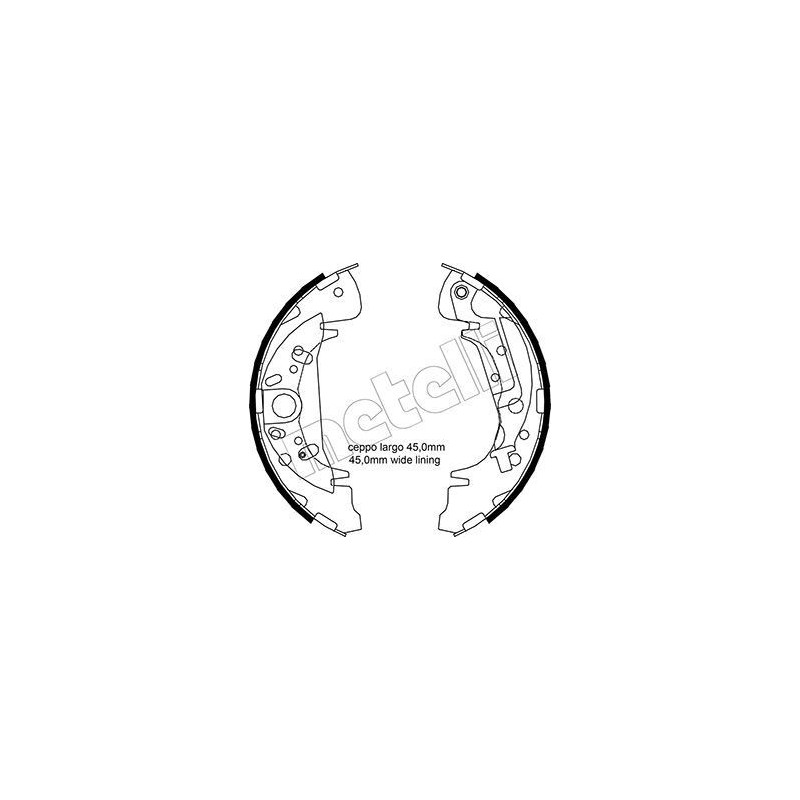 Ganasce freno - METELLI