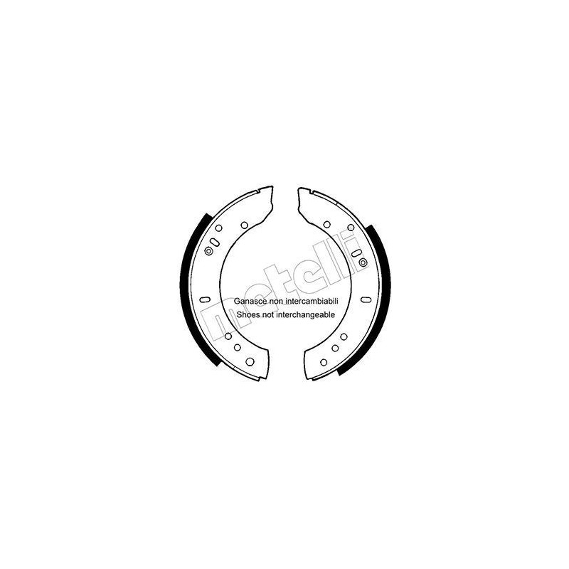 Ganasce freno - METELLI