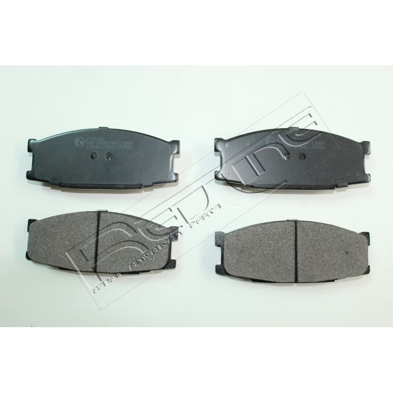 Pastiglie freno asse anteriore - BBF-RED LINE