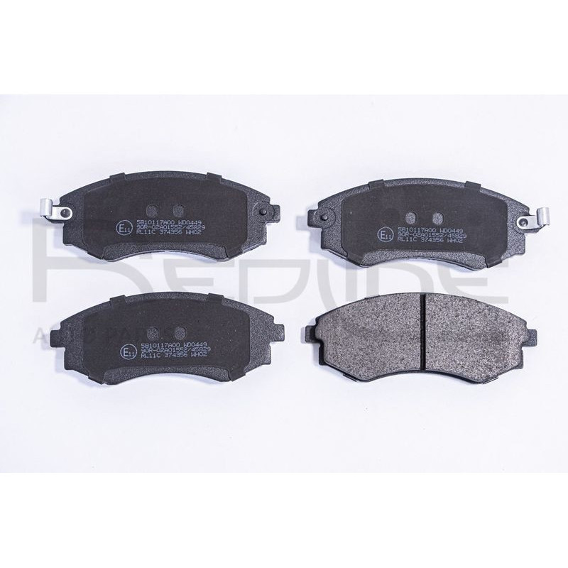 Pastiglie freno asse anteriore - BBF-RED LINE