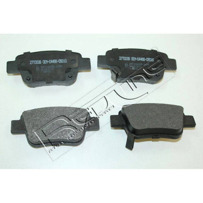 Pastiglie freno asse posteriore - BBF-RED LINE