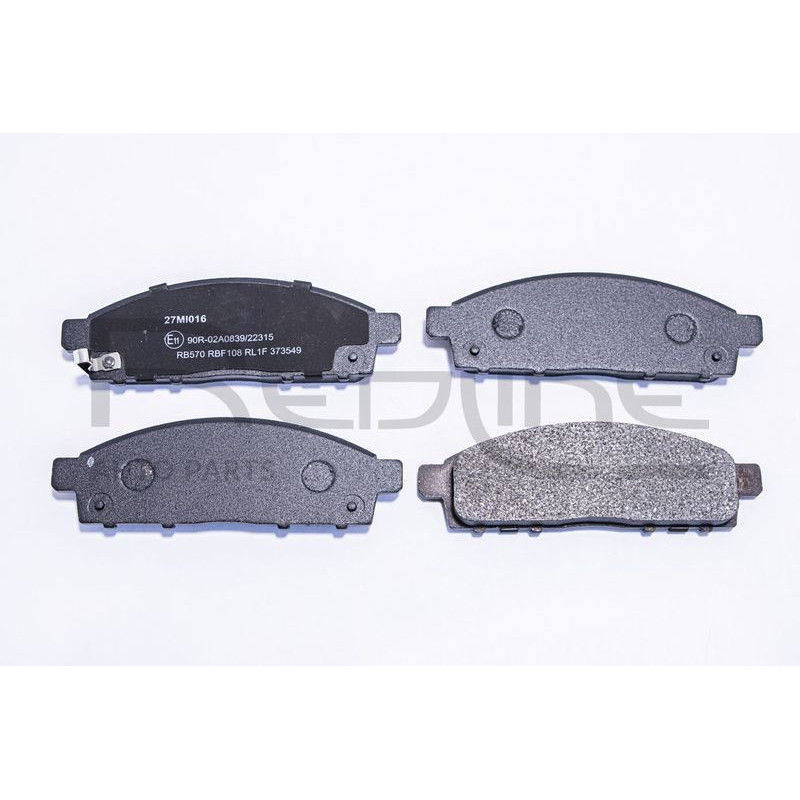 Pastiglie freno asse anteriore - BBF-RED LINE