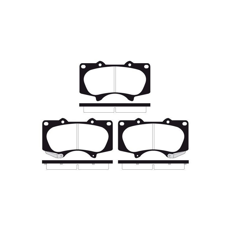 Pastiglie freno asse anteriore - RAICAM