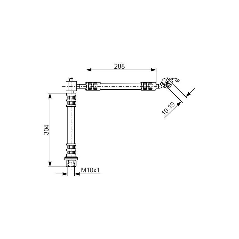 Flessibile freno asse posteriore - BOSCH