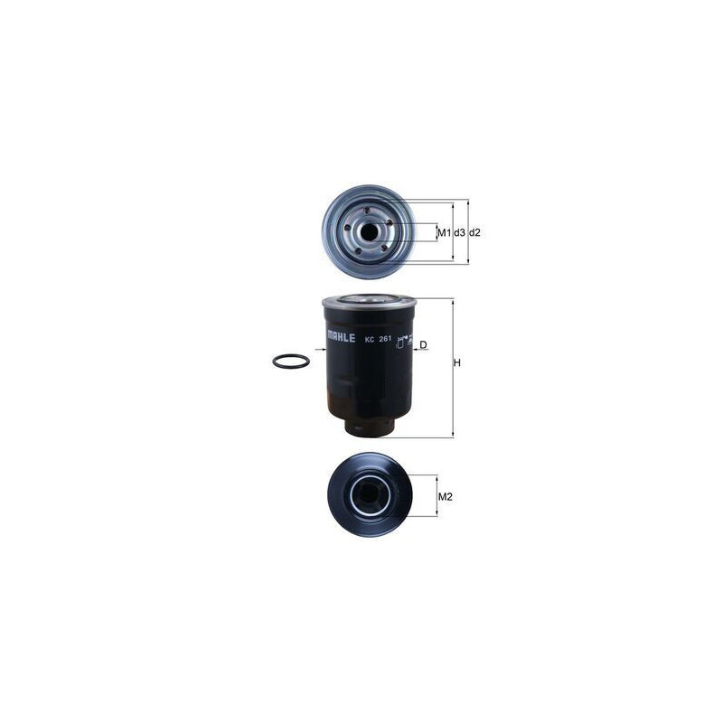 Filtro carburante - MAHLE