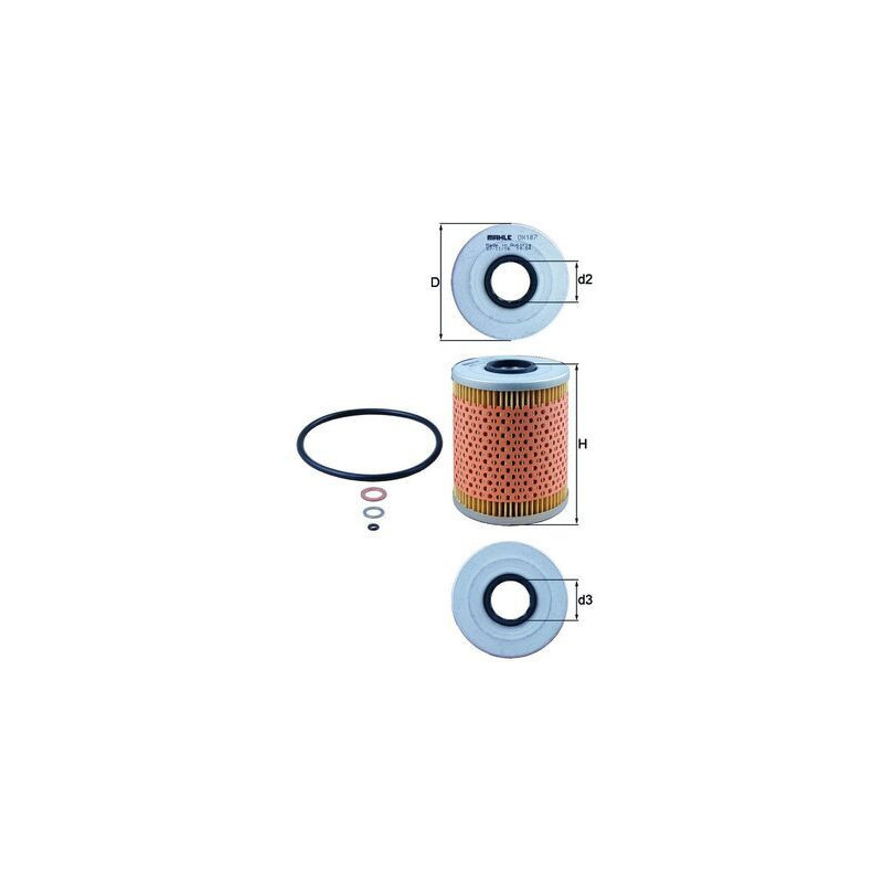 Filtro olio - MAHLE