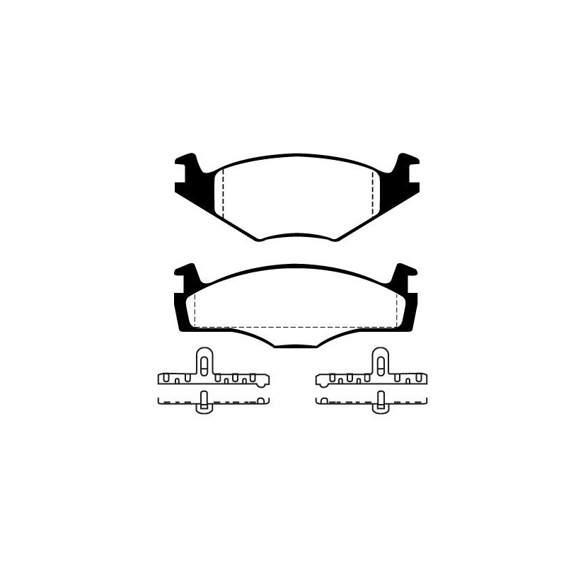 Pastiglie freno asse anteriore - RAICAM
