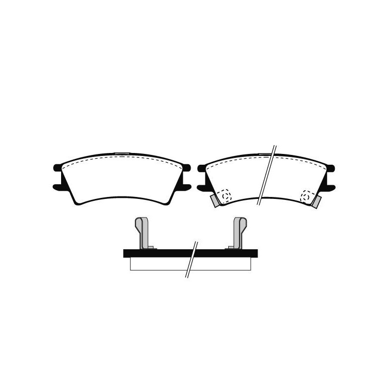 Pastiglie freno asse anteriore - RAICAM