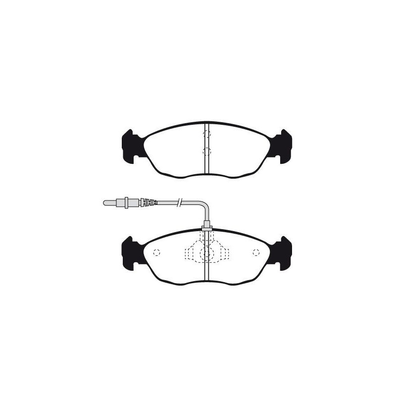 Pastiglie freno asse anteriore - RAICAM