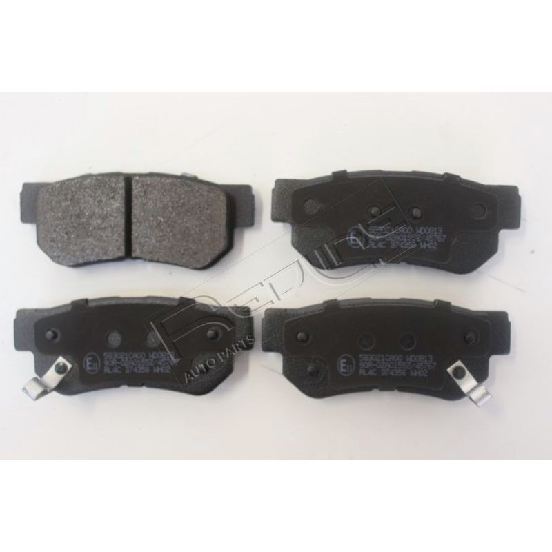 Pastiglie freno asse posteriore - RED LINE