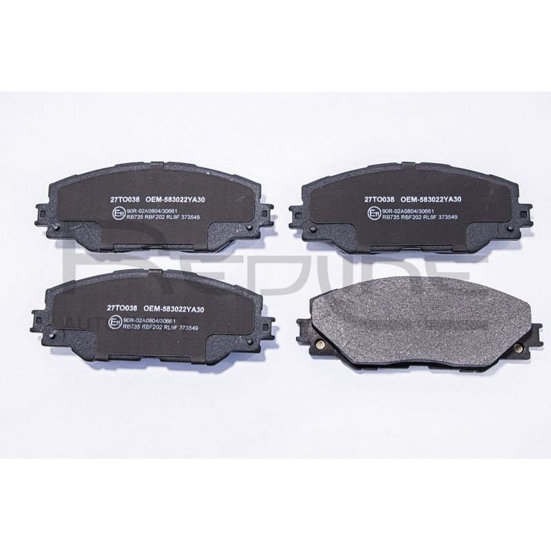 Pastiglie freno asse posteriore - RED LINE