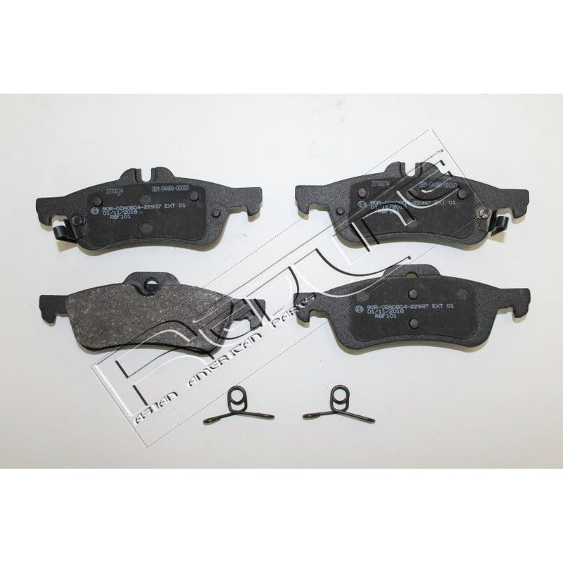 Pastiglie freno asse posteriore - RED LINE