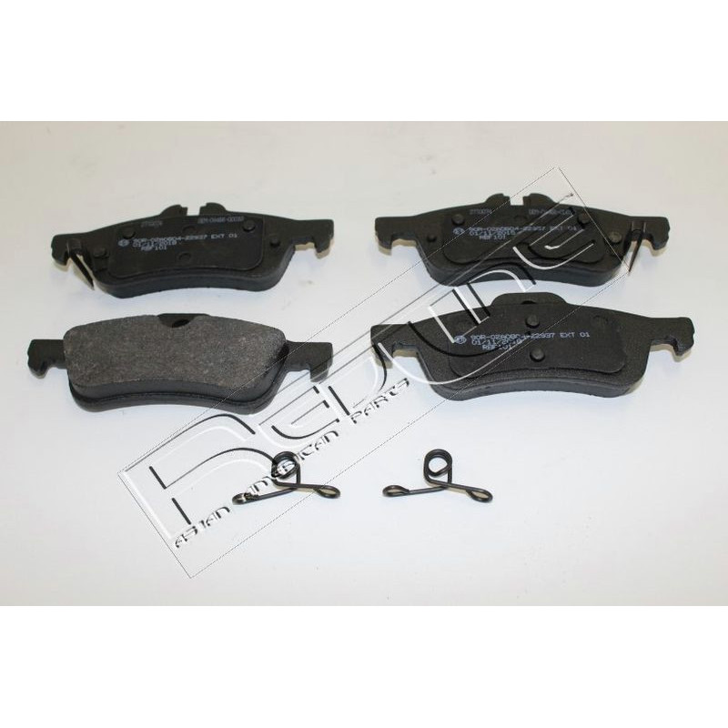 Pastiglie freno asse posteriore - RED LINE