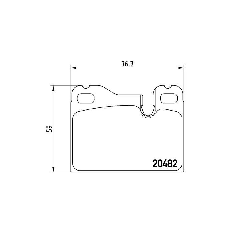 Pastiglie freno asse anteriore - BREMBO
