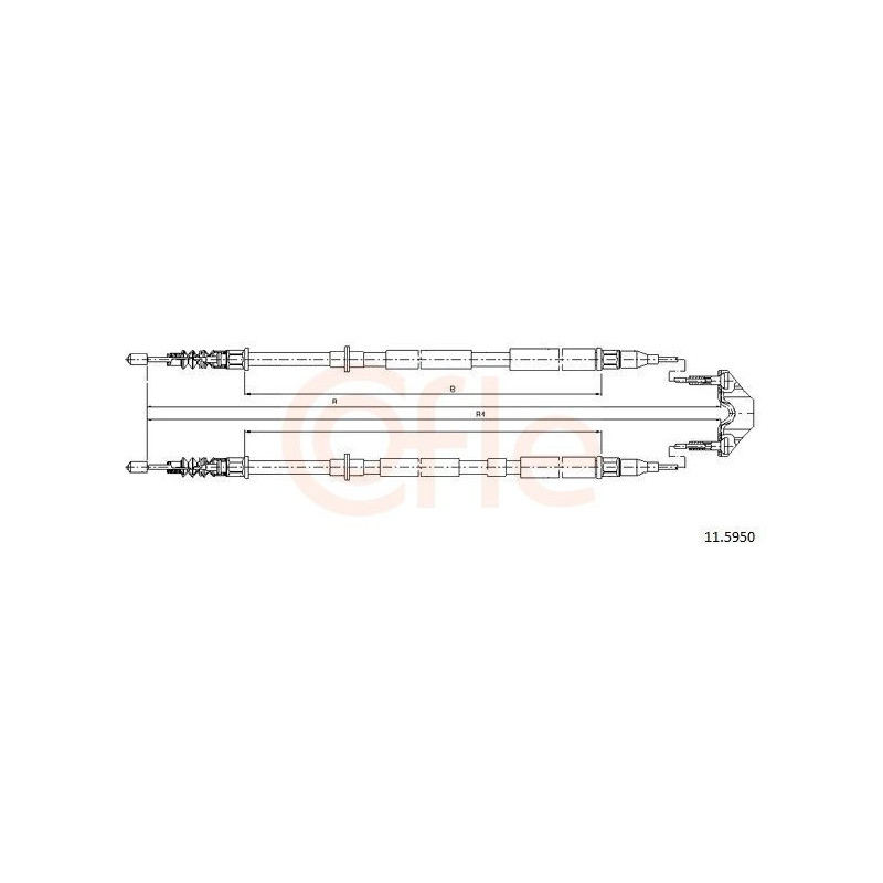 Disco freno asse posteriore - COFLE
