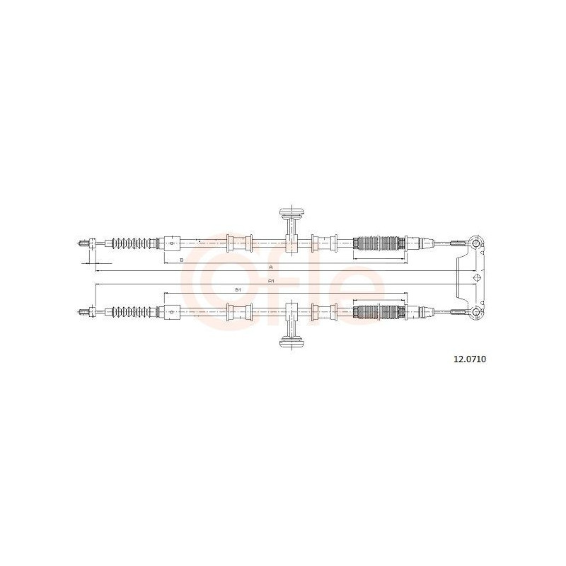Disco freno asse posteriore - COFLE