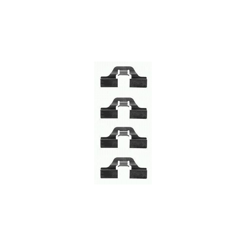 Pastiglie freno asse posteriore - HELLA BRAKE