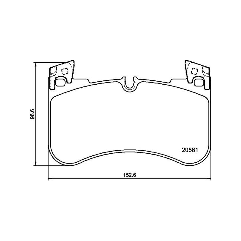 Pastiglie freno asse anteriore - BREMBO