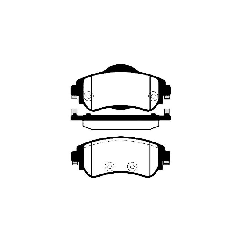 Pastiglie freno asse anteriore - RAICAM