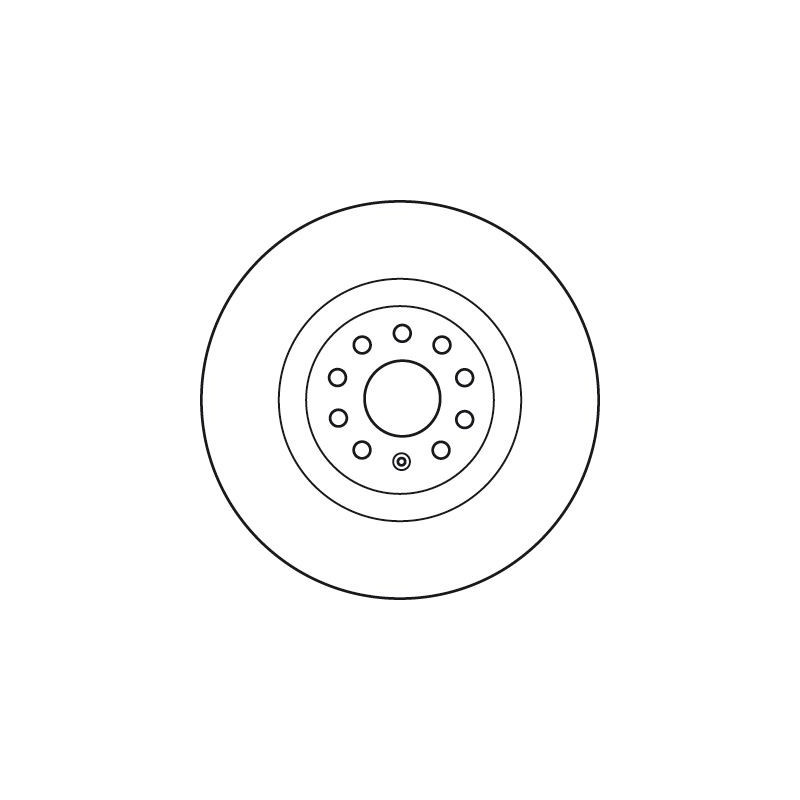 Disco freno asse anteriore - TRW