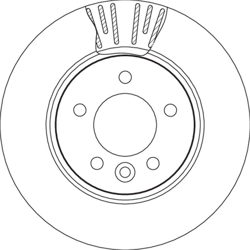 Disco freno asse anteriore - TRW