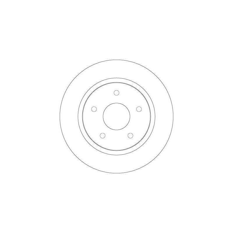 Disco freno asse posteriore - TRW