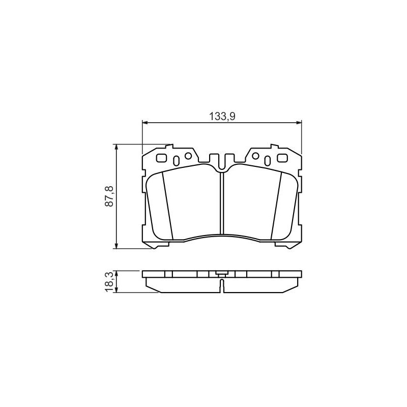 Pastiglie freno asse anteriore - BOSCH