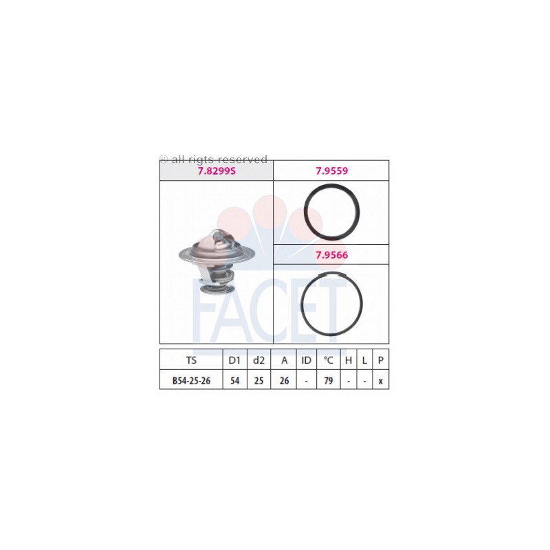 Termostato raffreddamento - FACET
