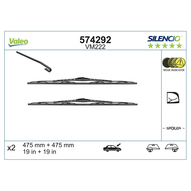 Spazzole tergicristalli - VALEO