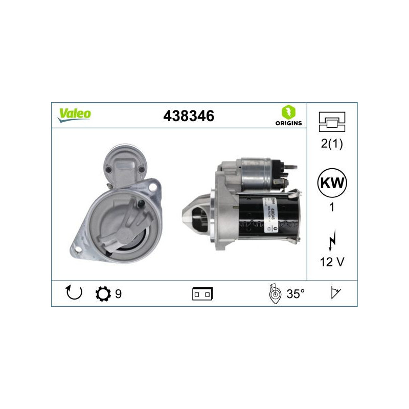 Motorino avviamento - VALEO